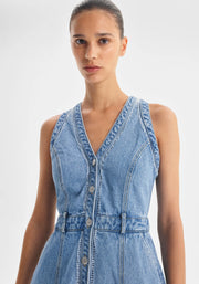 Morrison II HENDRIX Denim Dress - Light Blue