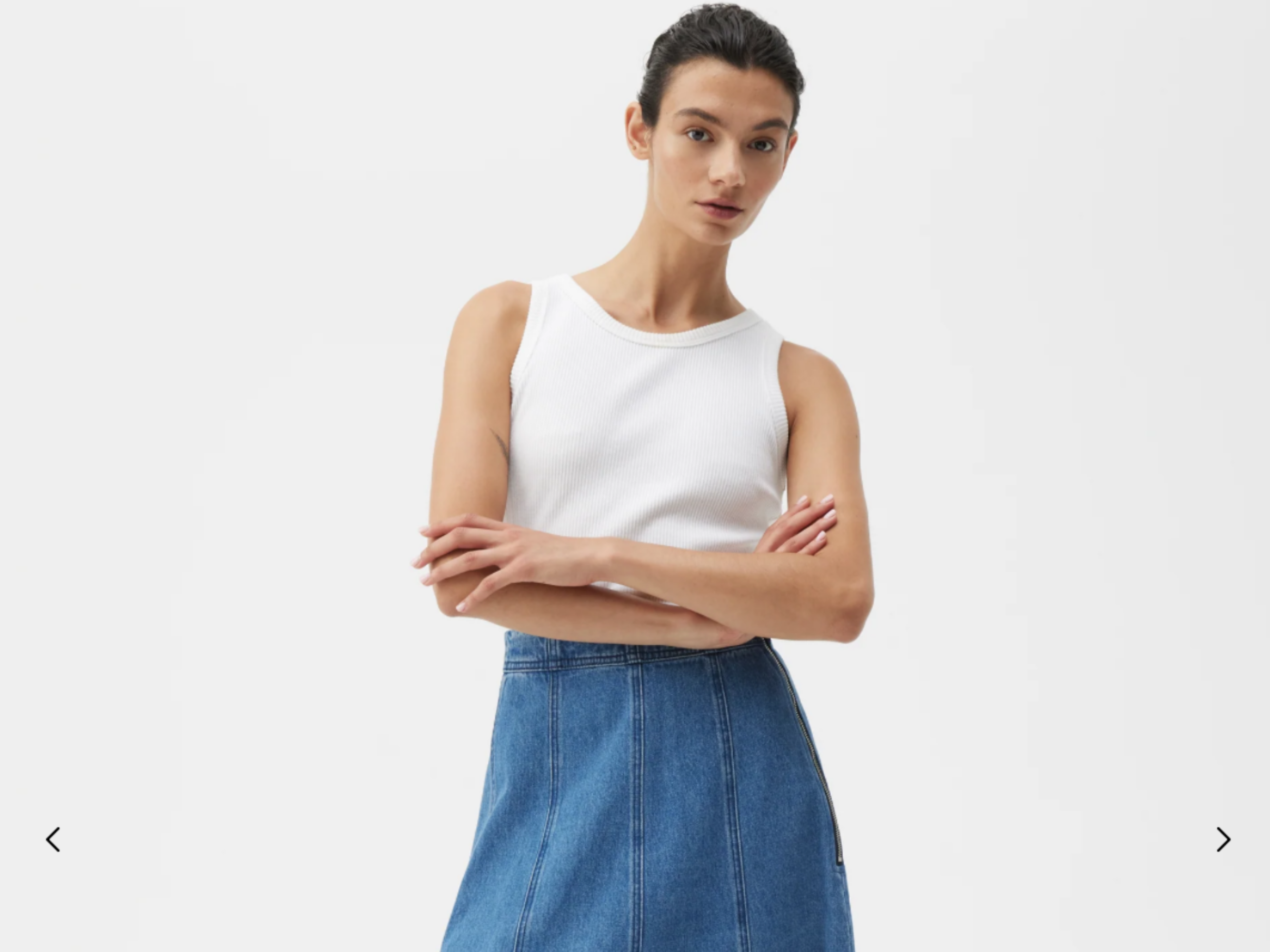 Morrison II CASSIE TANK White