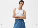 Cassie Tank White