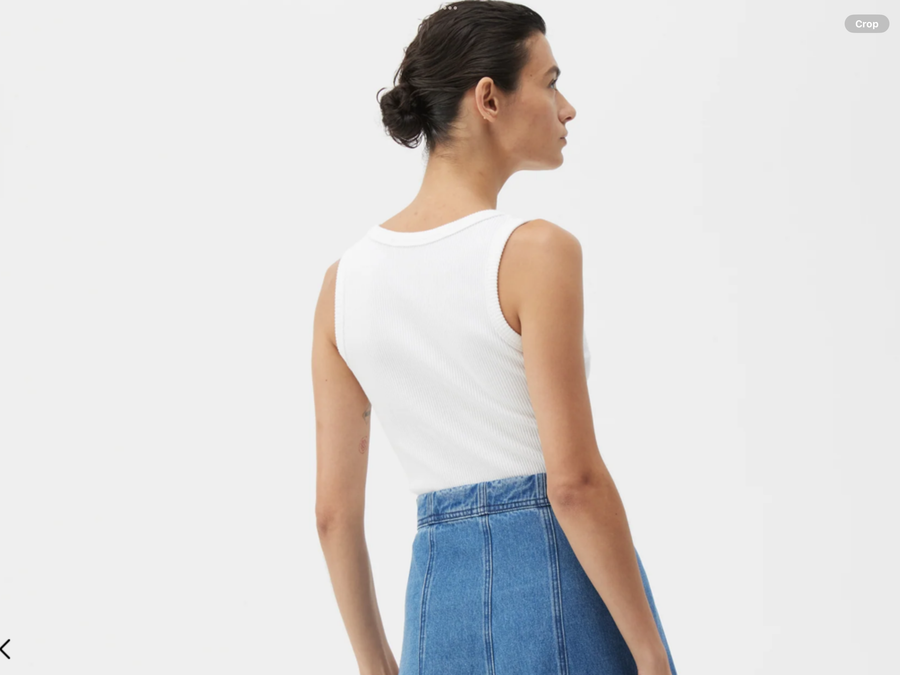 Morrison II CASSIE TANK White