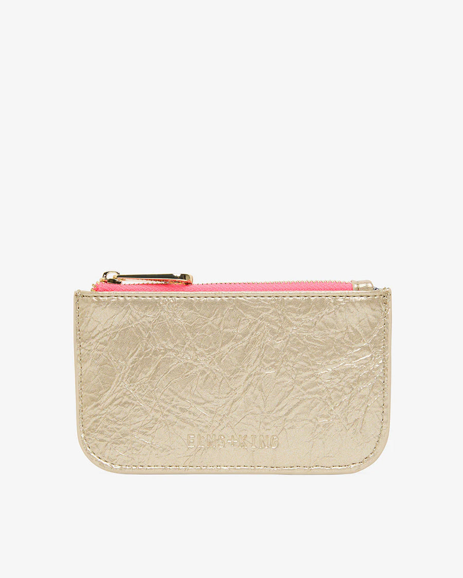 ELMS&KING II EK Centro Wallet - Light Gold Crinkle