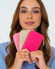 ELMS&KING II EK Centro Wallet - Light Gold Crinkle