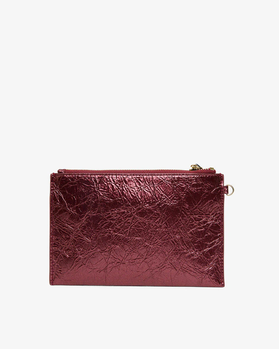 Elms & King II NEW YORK Purse - Crinkle Plum