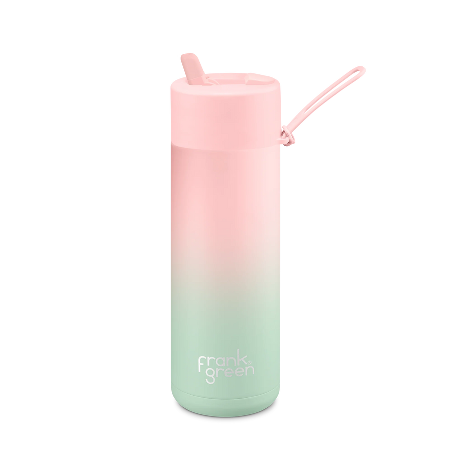 frank green II 20oz Reusable FLIP bottle - blushed pink/mint gelato