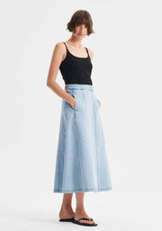Morrison II HUDSON Denim Skirt - blue