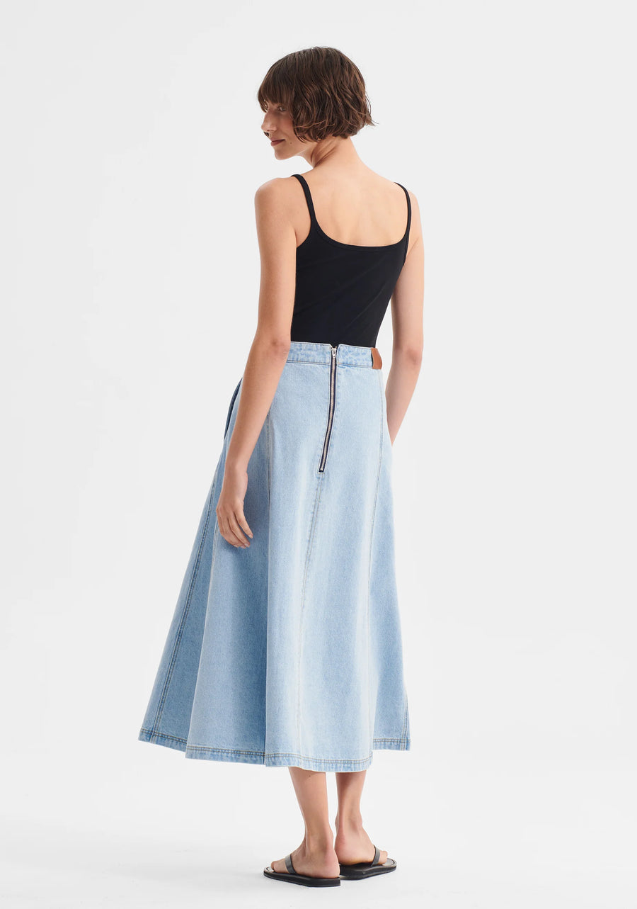 Morrison II HUDSON Denim Skirt - blue