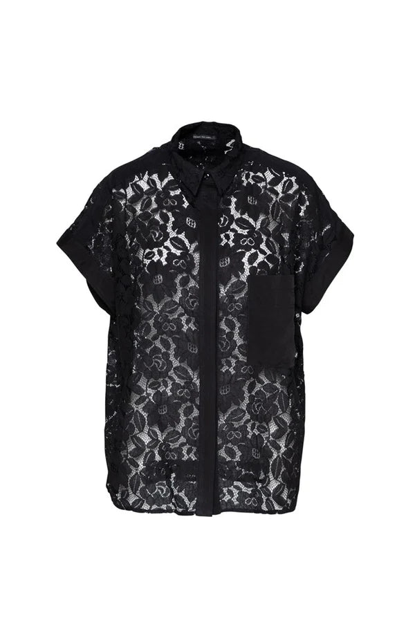 Lounge the Label II ZERMAT Lace Shirt - black