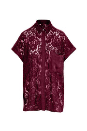 Lounge The Label II ZERMAT Lace Shirt - cherry