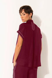 Lounge The Label II ZERMAT SHIRT  - Cherry/white