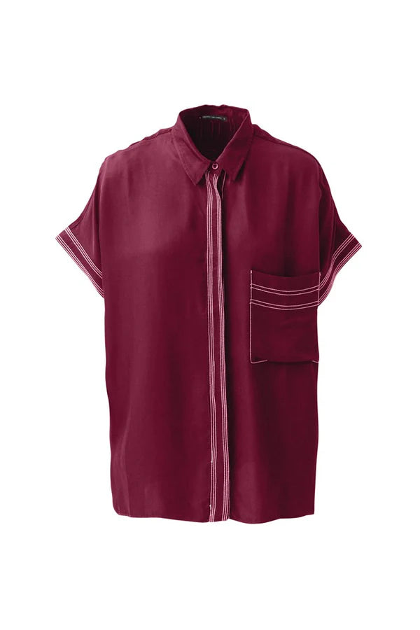 Lounge The Label II ZERMAT SHIRT  - Cherry/white