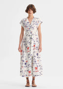 Capri Linen Shirt Dress