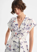 Capri Linen Shirt Dress