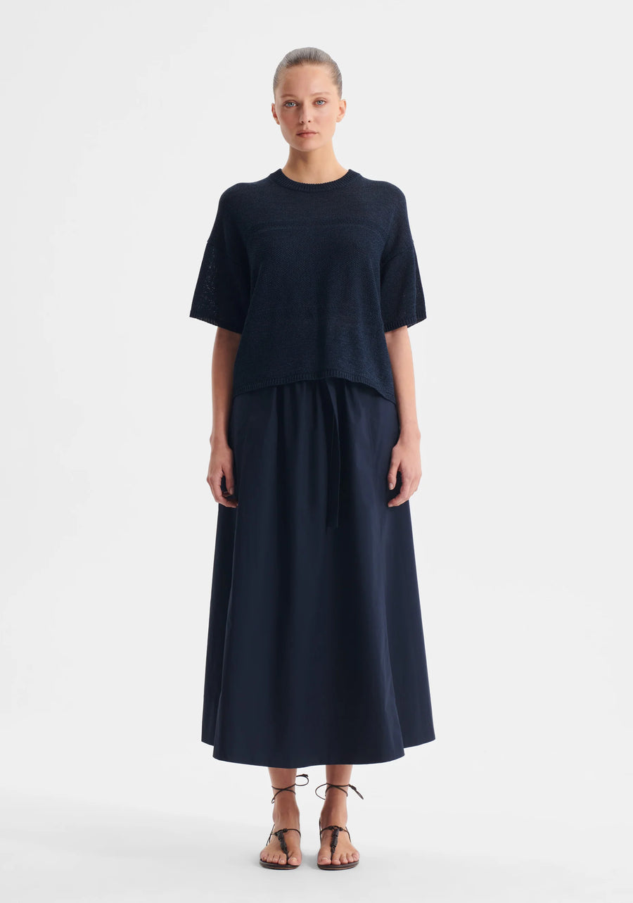 Morrison II MARLI KNIT TEE - Navy