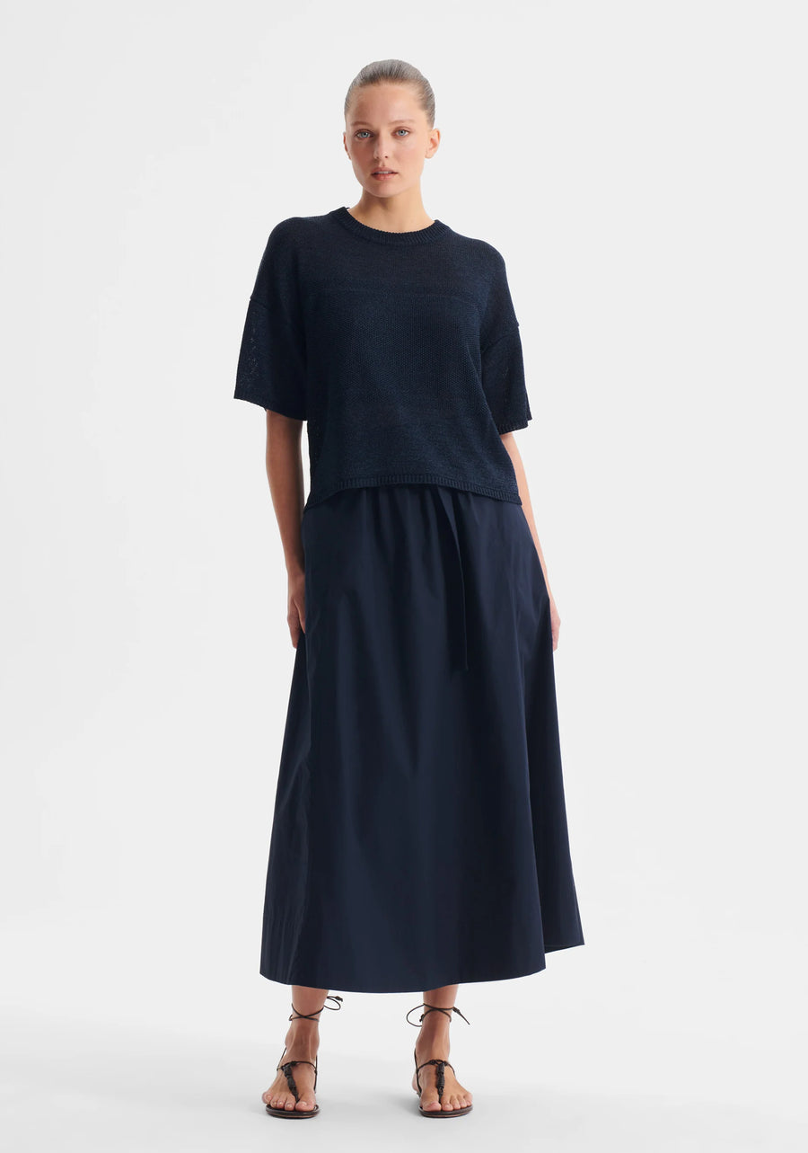 Morrison II MARLI KNIT TEE - Navy