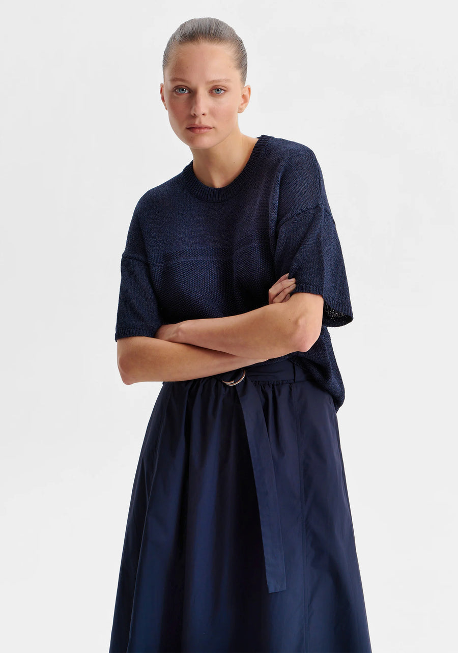 Morrison II MARLI KNIT TEE - Navy