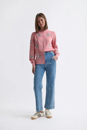 Kireina II SABRINA PANT - 70s Blue