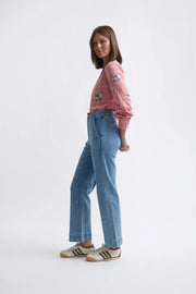 Kireina II SABRINA PANT - 70s Blue