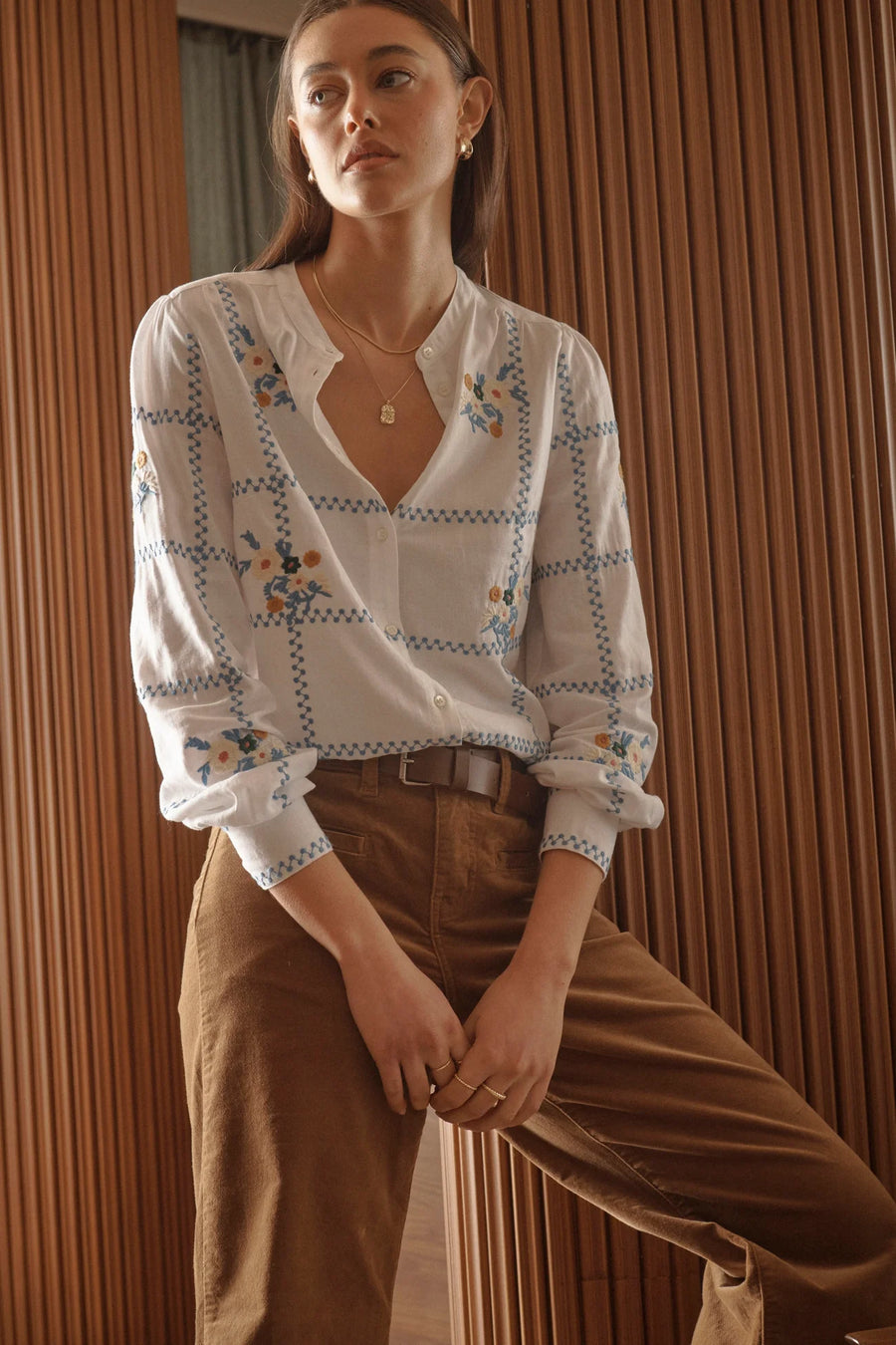 Kireina II CRAOL SHIRT - Coconut White