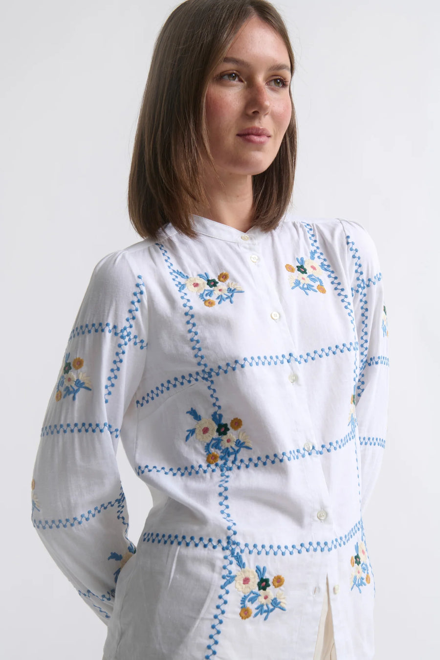 Kireina II CRAOL SHIRT - Coconut White