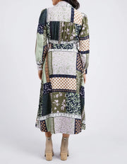 Elm Lifestyle II VETIVER PATCHWORK Dress