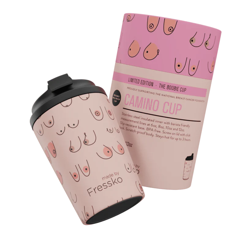 Fressko II CAMINO 12oz THE BOOBIE CUP - limited edition for Breast Cancer Foundation