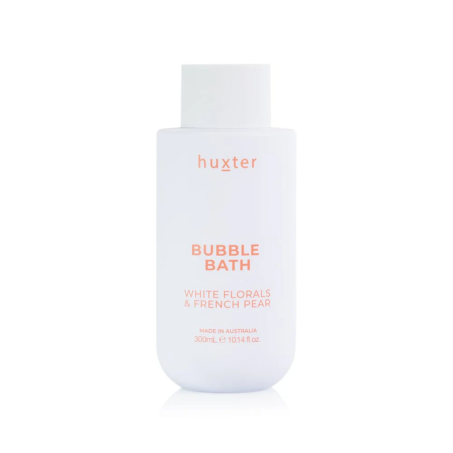 Huxter II BUBBLE BATH Boxed - White Floral & French Pear