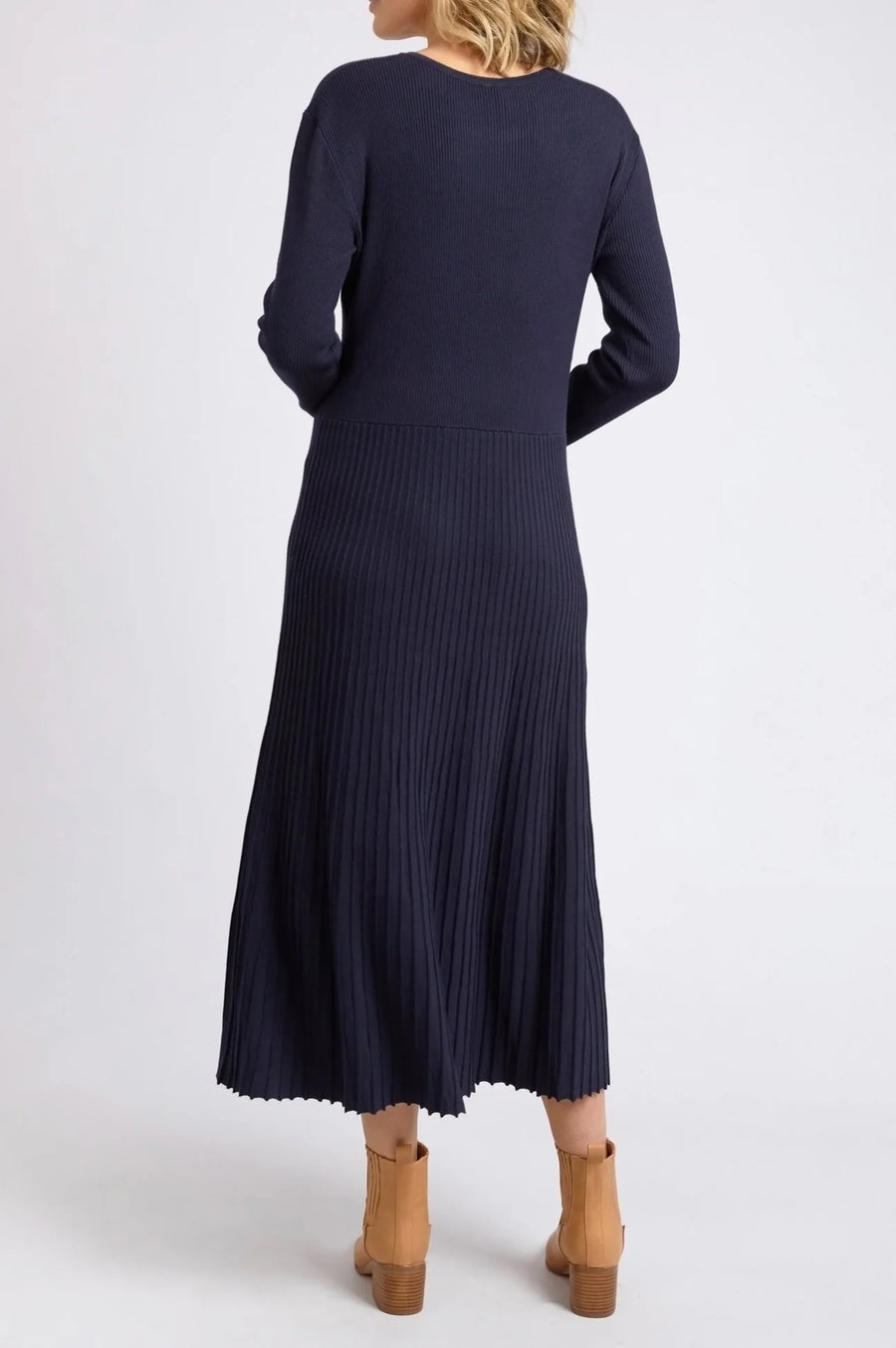 Elm Lifestyle II TAMMY Knit Dress - Dark Sapphire