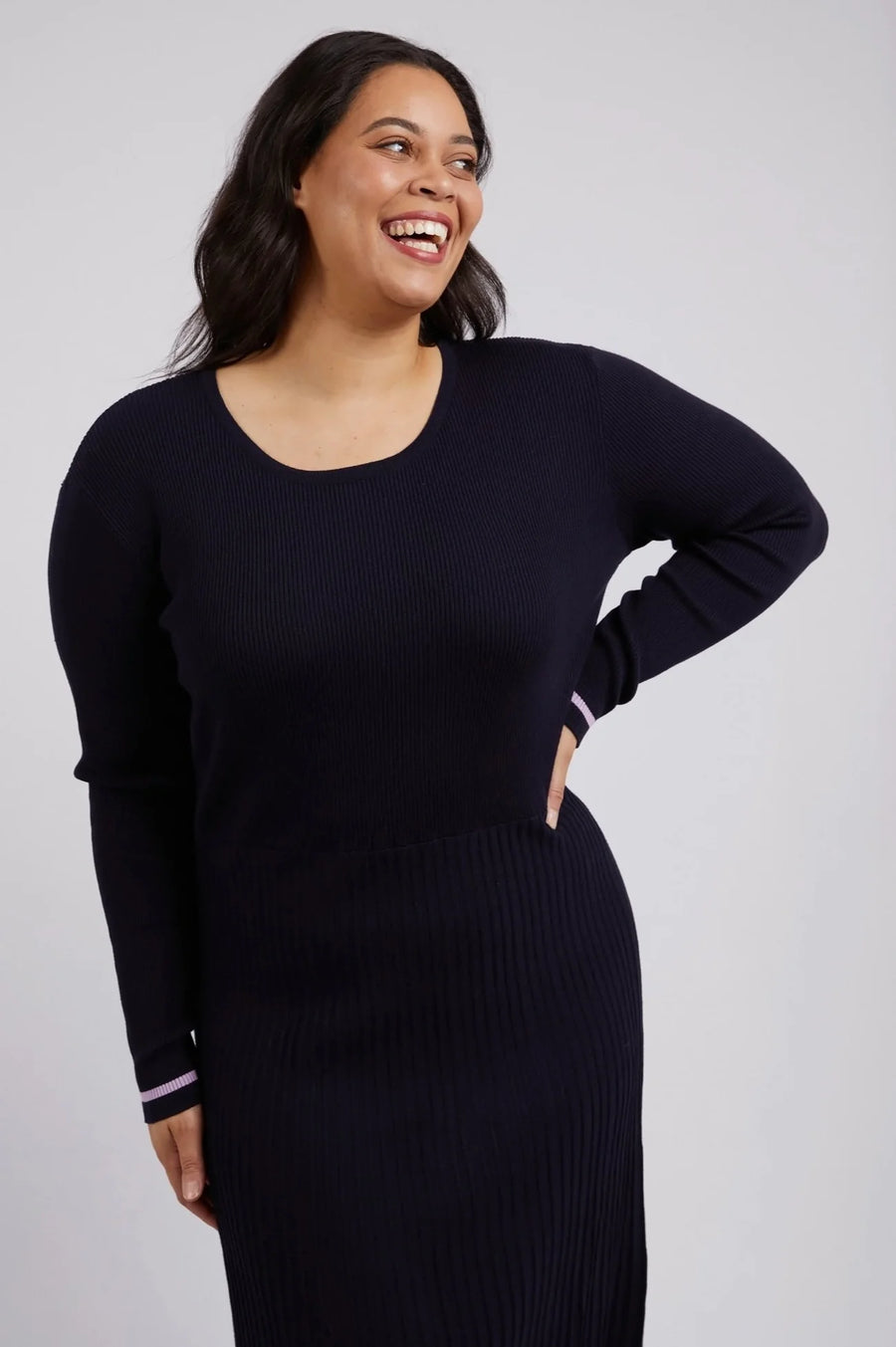 Elm Lifestyle II TAMMY Knit Dress - Dark Sapphire