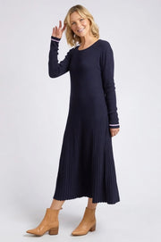 Elm Lifestyle II TAMMY Knit Dress - Dark Sapphire