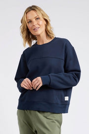 Elm Lifestyle II SHELLY Fleece Crew - Navy