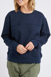 Elm Lifestyle II SHELLY Fleece Crew - Navy