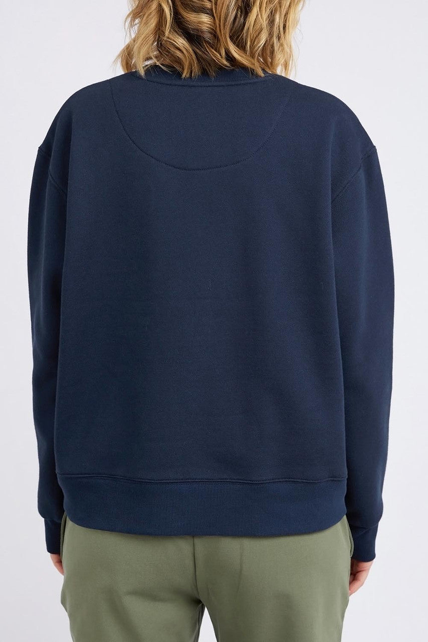 Elm Lifestyle II SHELLY Fleece Crew - Navy