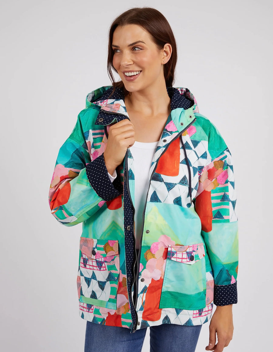 Elm Lifestyle II PRIVATE UNIVERSE Raincoat - printed