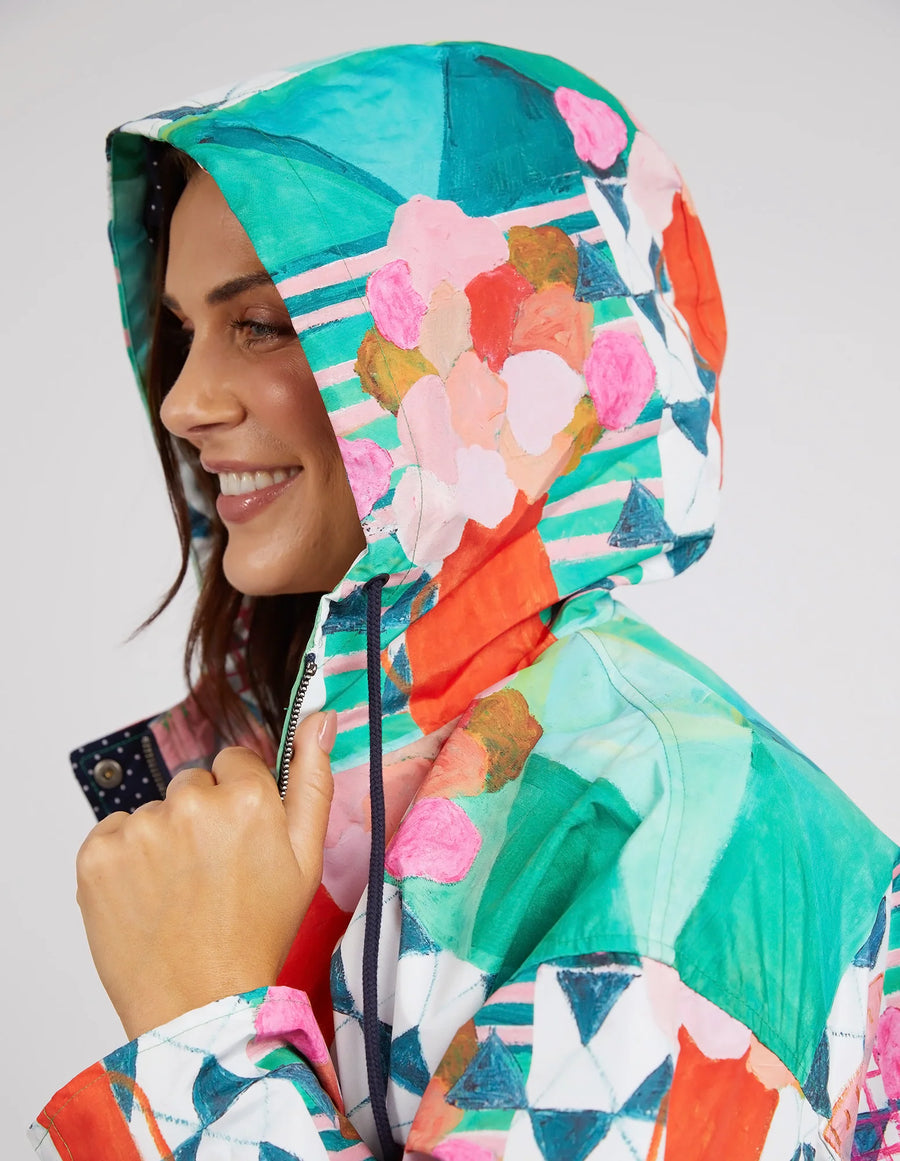 Elm Lifestyle II PRIVATE UNIVERSE Raincoat - printed