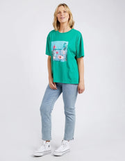 Elm Lifestyle II JANEY Floral Tee - green