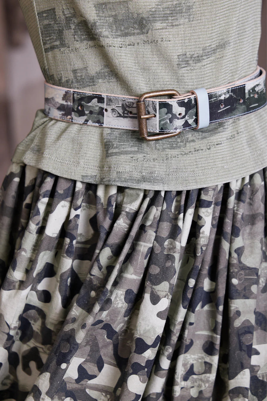 Circular by M.A.D II CAR CAMO Belt - brass