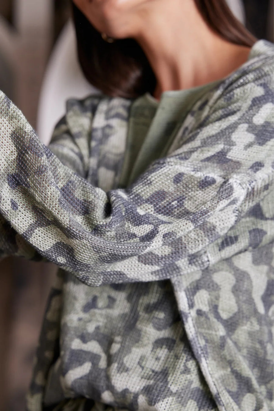 Circular by M.A.D CAR CAMO KNIT JUMPER