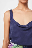 Delray Reversible Cowl V Cami - Lapis (Navy)