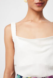 Oncewas II DELRAY Reversible V Cowl Cami - ivory