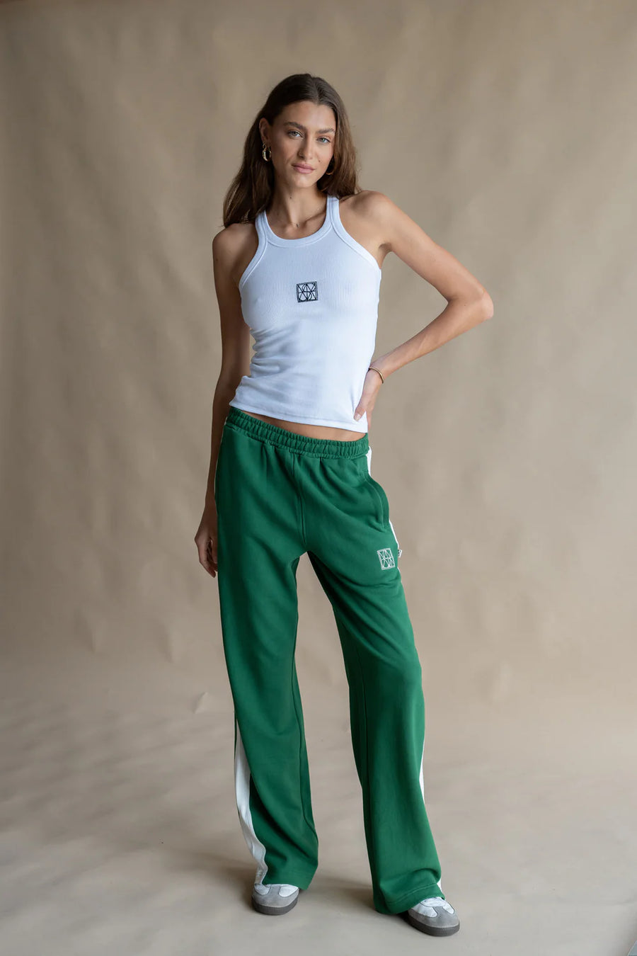 ARAMINTA JAMES II Classic Track Pant - Dark Green