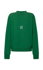 ARAMINTA JAMES II MONOGRAM Classic Sweatshirt - dark green