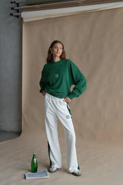 ARAMINTA JAMES II MONOGRAM Classic Sweatshirt - dark green