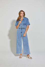 NLJ - New London Jeans - TROY Cropped Shacket Shirt