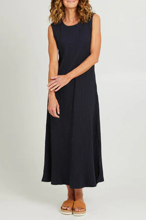 Foxwood Clothing II PIPPA Rib Dress - navy