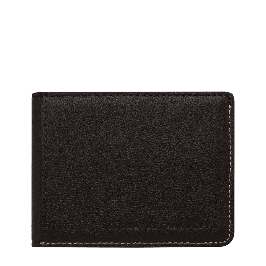 Status Anxiety II ETHAN wallet - choc