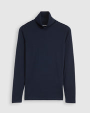 Toorallie Merino Turtle Neck Merino Tee Navy