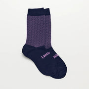 Lamington II Merino Wool Crew Socks- Quinn