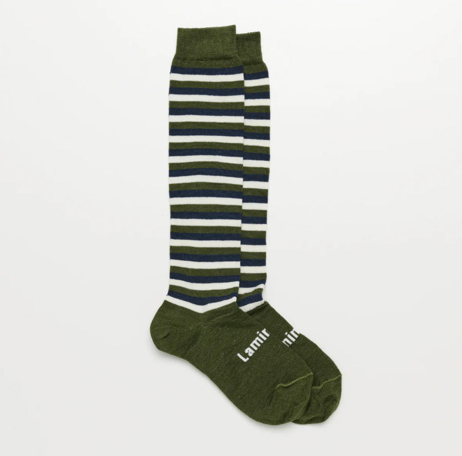 Lamington II Merino Wool Knee High Socks- Grover