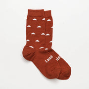 Lamington II KETTLE Merino Wool Socks - sienna -