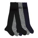 Merino Wool Flat Knit Tights - Black